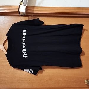 XL Grunt Style Fisherman Tshirt Black